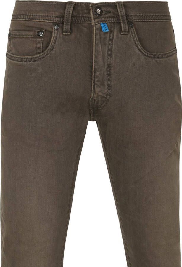 Pierre Cardin Jeans model Lyon Tapered Van bruin - Foto 8