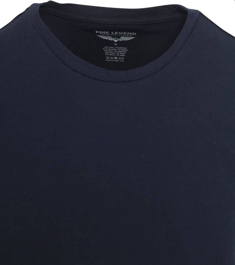 PME Legend Basic T-shirt 2-Pack O-Hals Navy
