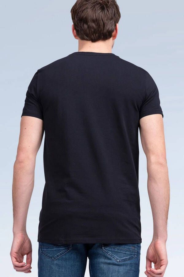 PME Legend Basic T-shirt 2-Pack O-Hals Zwart
