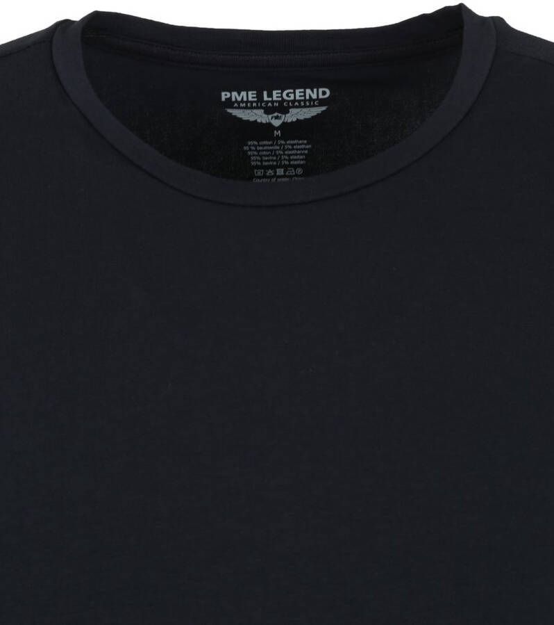 PME Legend Basic T-shirt 2-Pack O-Hals Zwart