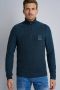 Donkerblauwe PME Legend Trui Half Zip Collar Cotton Plated - Thumbnail 4