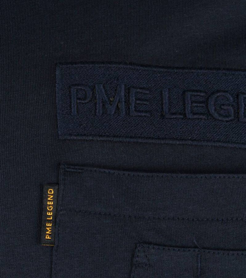 PME Legend Jersey T-Shirt Logo Donkerblauw