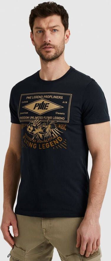 PME Legend Jersey T-Shirt Logo Navy