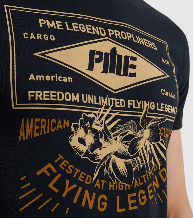 PME Legend Jersey T-Shirt Logo Navy