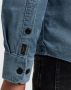 PME Legend Indigo Corduroy Overhemd Lange Mouw Blue Heren - Thumbnail 6