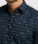 PME Legend regular fit overhemd met all over print donkerblauw - Thumbnail 5