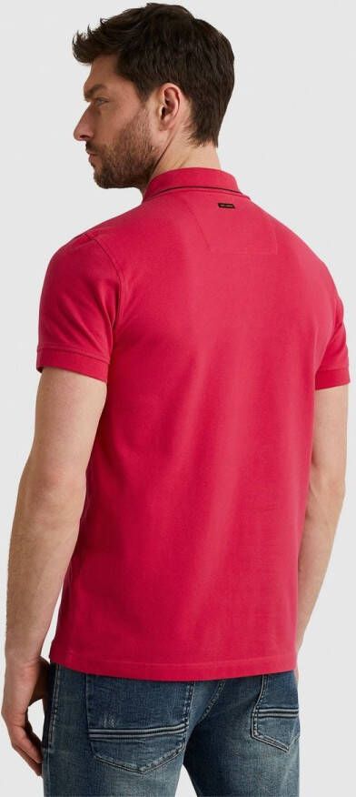 PME Legend Piqué Poloshirt Logo Roze