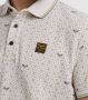 PME Legend Gebroken Wit Polo Short Sleeve Polo Fine Pique All Over Print - Thumbnail 12