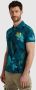 PME Legend regular fit polo met all over print blauw - Thumbnail 5