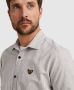 PME LEGEND Heren Overhemden Short Sleeve Shirt Yarn Dyed Stripe Beige - Thumbnail 10