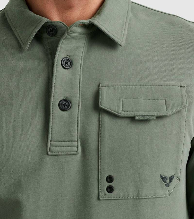 PME Legend Sweat Poloshirt Groen