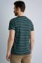 PME Legend Groene T shirt Short Sleeve R neck Space Yd Striped Jersey - Thumbnail 6