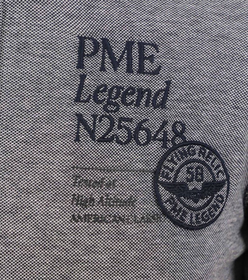 PME Legend Two Tone Piqué Poloshirt Navy
