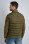 PME Legend Groene Jack Zip Jacket Fleece Mixed Padded Nylon - Thumbnail 10