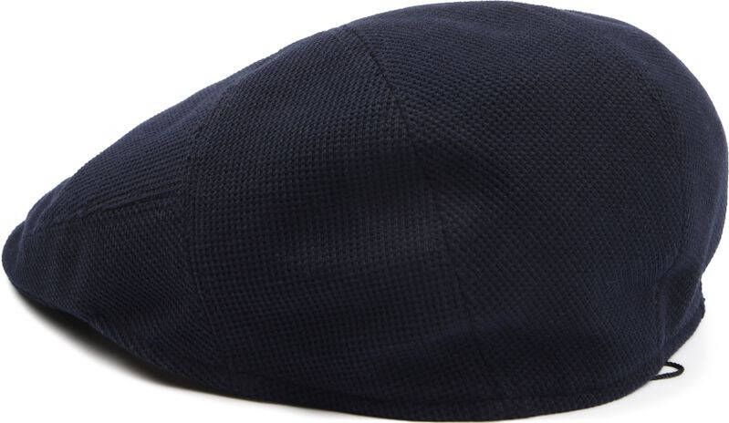 Profuomo Flat Cap Knitted Navy