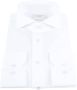 Profuomo Luxe Navy Japans Gebreid Overhemd White Heren - Thumbnail 5