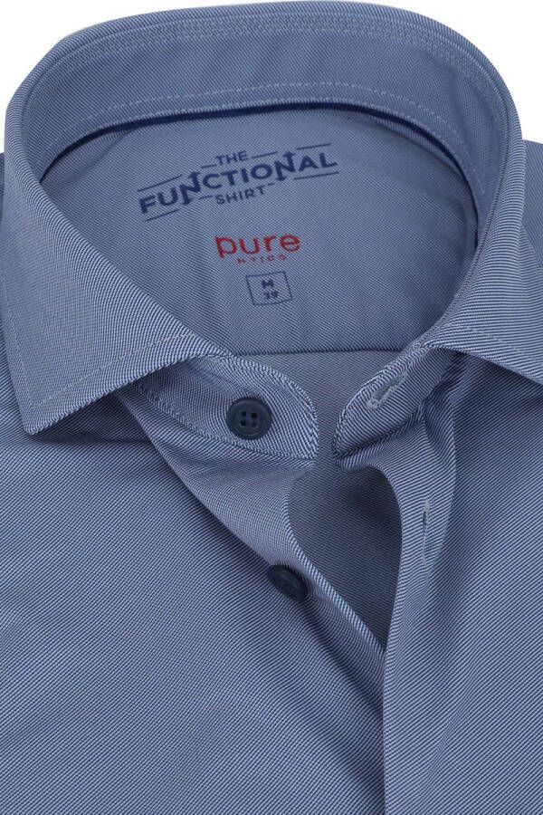 Pure Functional Overhemd Blauw