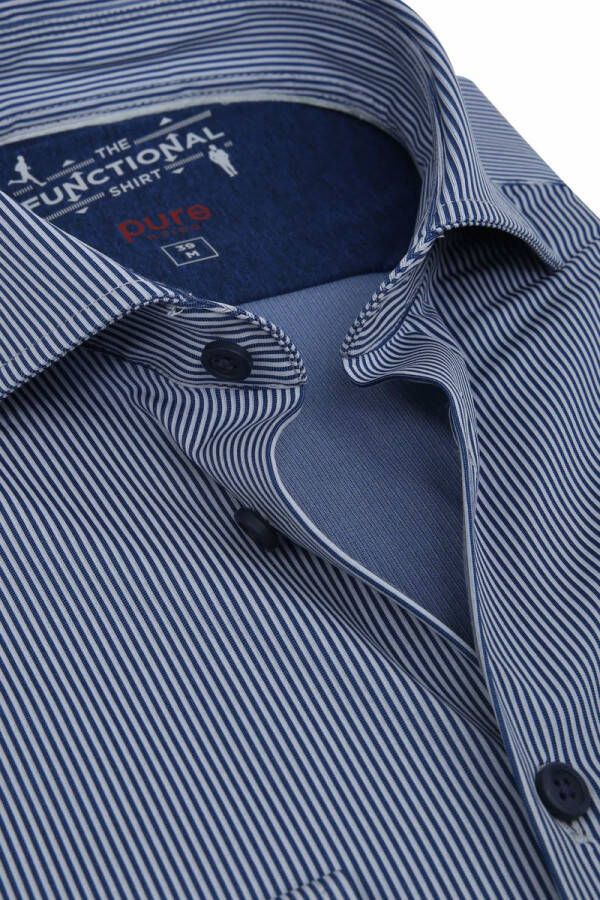 Pure H.Tico The Functional Shirt Strepen Navy