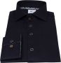R2 Amsterdam R2 Overhemd Twill Donkerblauw - Thumbnail 3