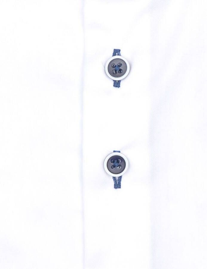 R2 Amsterdam R2 Overhemd Twill Wit
