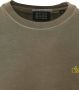 SCOTCH & SODA Heren Polo's & T-shirts Garment Dye Logo Embroidery Tee Khaki - Thumbnail 8