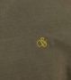 SCOTCH & SODA Heren Polo's & T-shirts Garment Dye Logo Embroidery Tee Khaki - Thumbnail 9