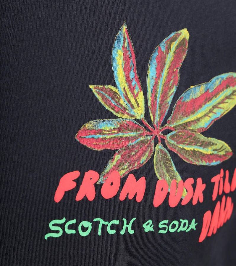 Scotch and Soda Scotch & Soda T-Shirt Print Navy
