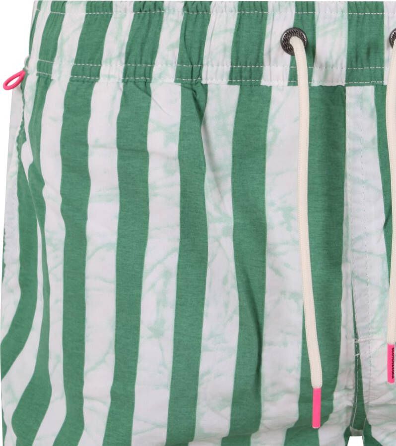 Scotch and Soda Scotch & Soda Zwembroek Strepen Groen