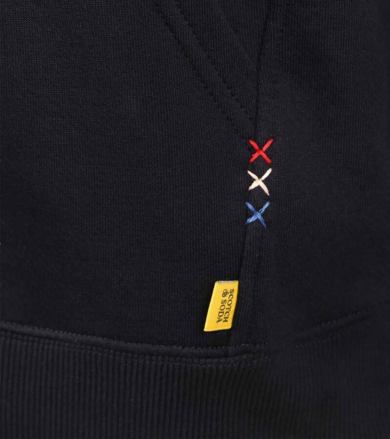 Scotch and Soda Bandana Hoodie Navy
