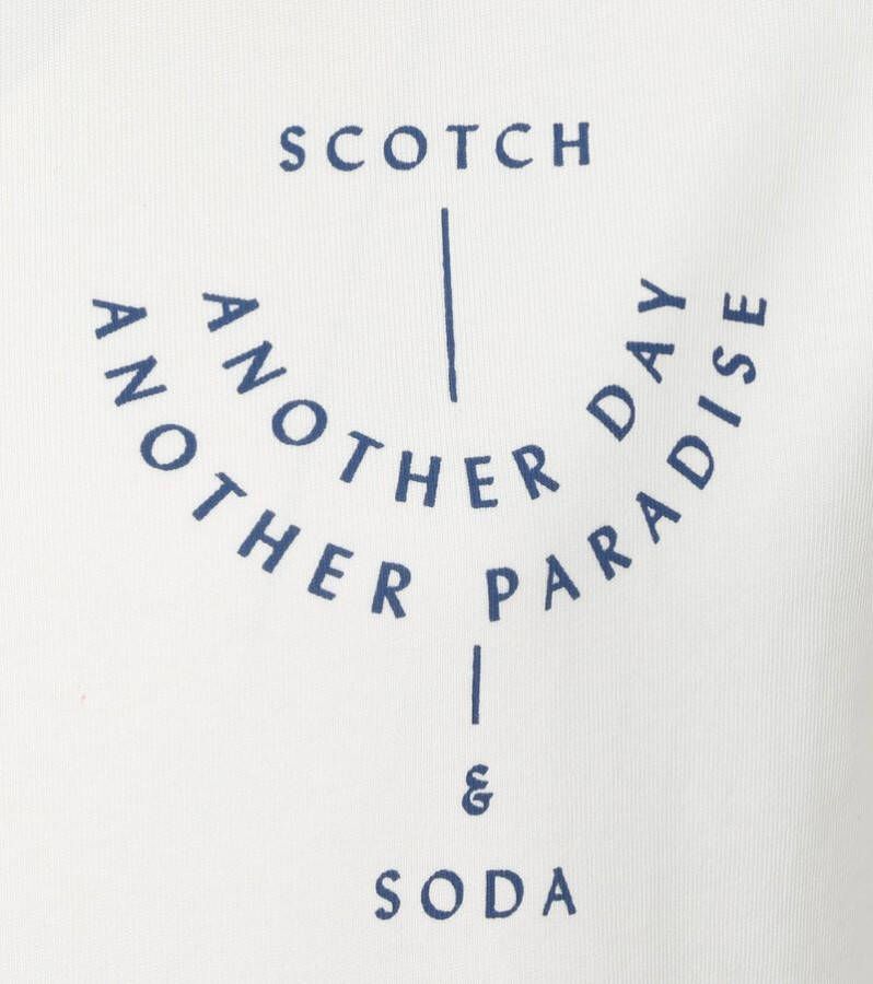 Scotch and Soda Longsleeve T-shirt Wit