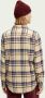 Scotch & Soda Beige Casual Overhemd Regular Fit Mid-weight Brused Flannel Check Shirt - Thumbnail 7
