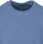 Scotch & Soda Blauwe Sweater Garment-dyed Interlock Felpa Sweatshirt - Thumbnail 9