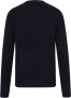 Scotch & Soda Scotch and Soda Pullover Mix Wol Gespikkeld Donkerblauw Blauw Heren - Thumbnail 4