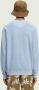 SCOTCH & SODA Heren Truien & Vesten Garment Dyed Structured Sweatshirt Blauw - Thumbnail 8