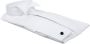 Seidensticker overhemd dubbele manchet wit Slim Fit - Thumbnail 5