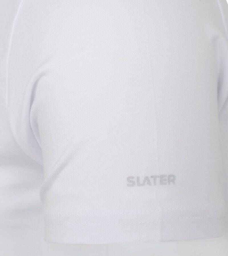 Slater 2-pack 10+10 T-shirt O-Hals Wit
