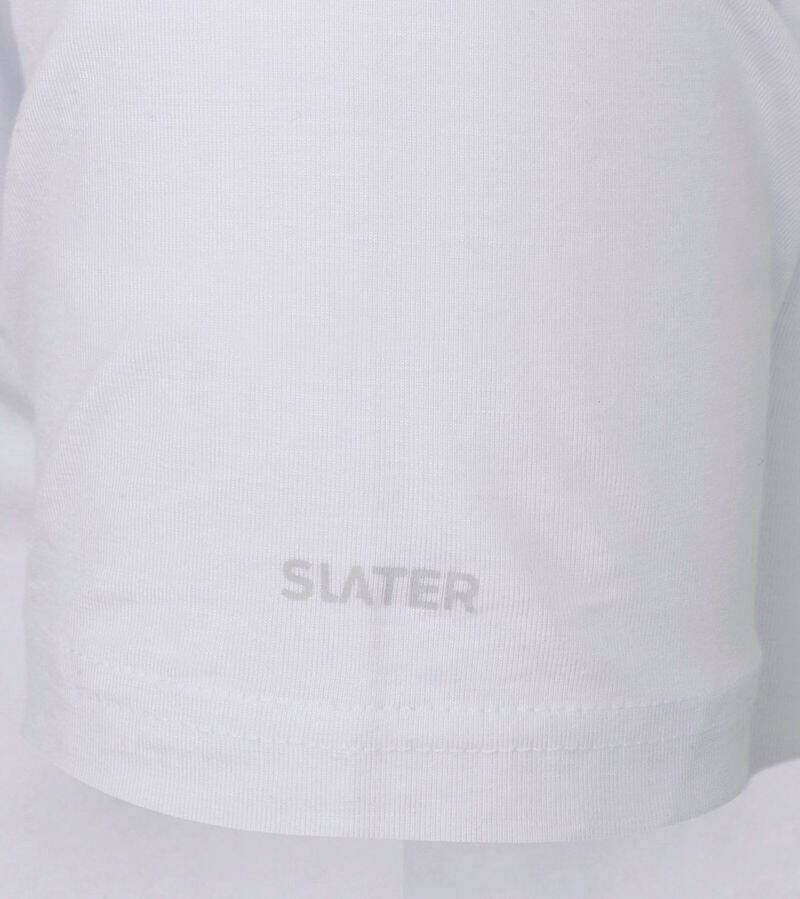 Slater 2-pack 10+10 T-shirt V-Hals Wit