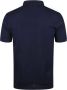 State of Art Mercerized Pique Polo Rits Donkerblauw - Thumbnail 4