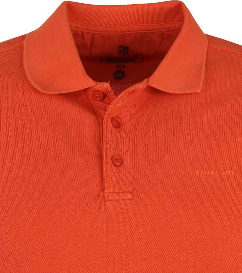 State of Art Pique Polo Rood