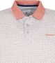 State of Art Polo Print Grijs Rood - Thumbnail 3