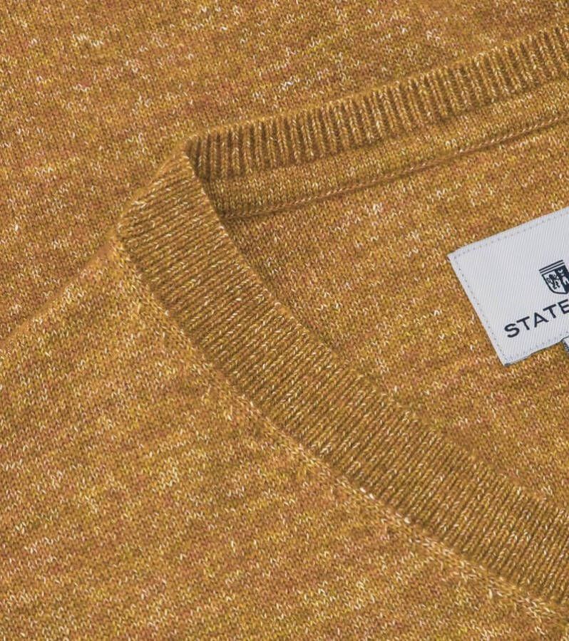 State of Art Trui V-Hals Oranje Melange