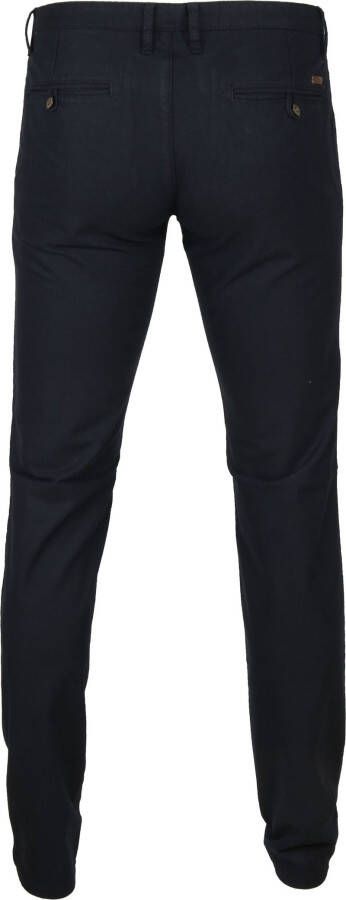 Suitable Chino Dessin Donkerblauw