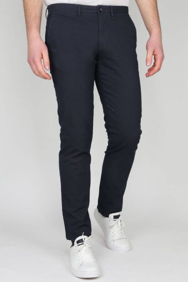 Suitable Chino Sartre Donkerblauw