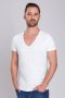 Suitable Vitaru T-Shirt Diepe V-hals Wit 2-Pack - Thumbnail 3