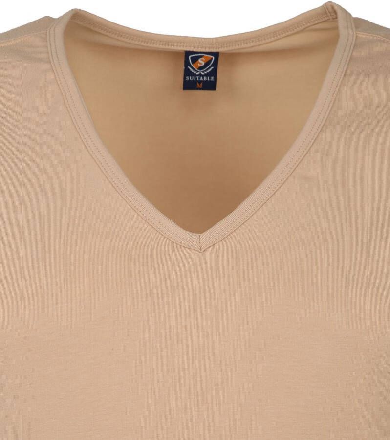 Suitable Onzichtbaar Ondershirt Diepe V-hals Vitaru 4 Pack