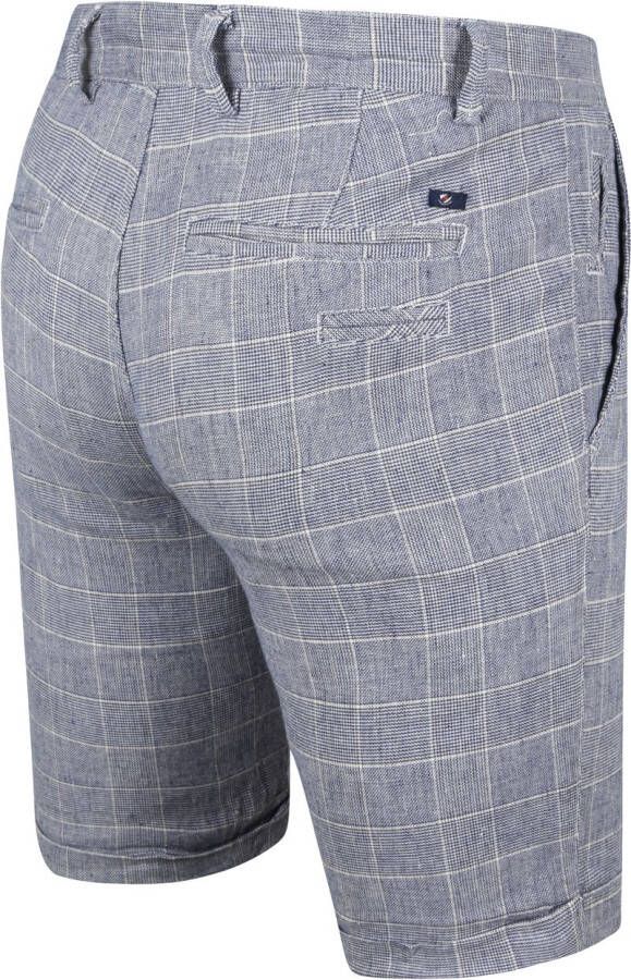 Suitable Don Short Blauw Geruit