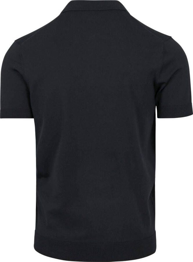 Suitable Half Zip Polo Navy