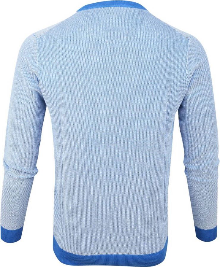 Suitable Katoen Pullover Thomas Blauw