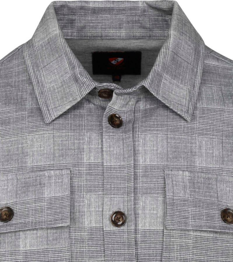 Suitable Liv Overshirt Geruit Grijs
