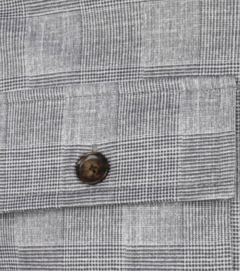 Suitable Liv Overshirt Geruit Grijs